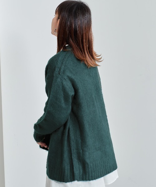 cepo（セポ）の「カラフルカーデ（カーディガン/ボレロ・レディース・ブラウン/レッド/ライム/ブルー/グリーン/モカ・M）」の14枚目の写真