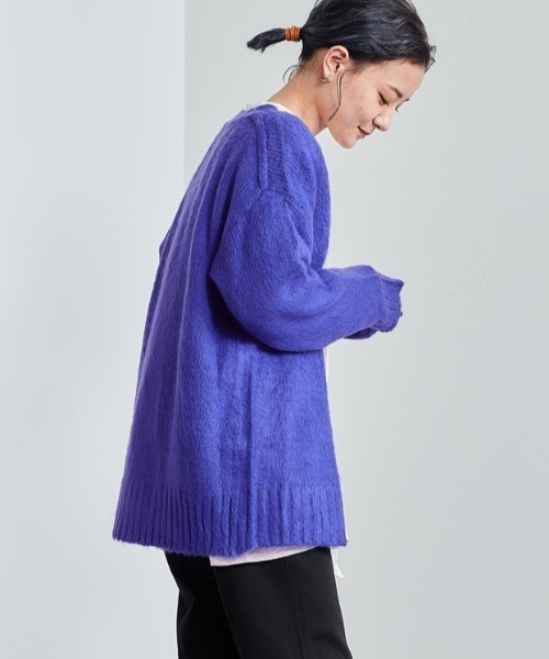 cepo（セポ）の「カラフルカーデ（カーディガン/ボレロ・レディース・ブラウン/レッド/ライム/ブルー/グリーン/モカ・M）」の7枚目の写真