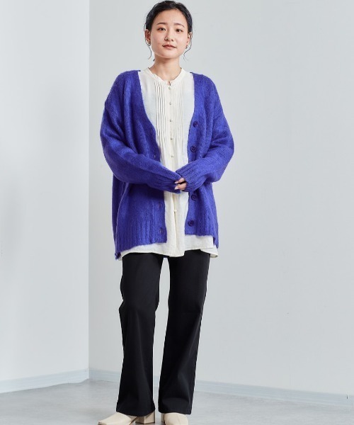 cepo（セポ）の「カラフルカーデ（カーディガン/ボレロ・レディース・ブラウン/レッド/ライム/ブルー/グリーン/モカ・M）」の10枚目の写真