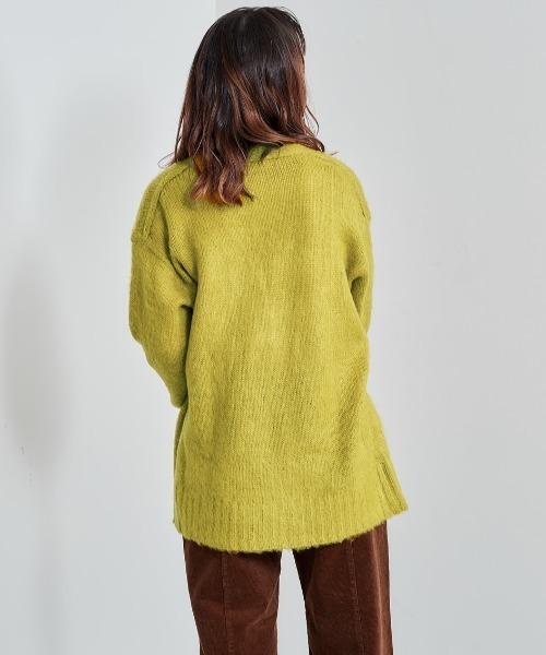 cepo（セポ）の「カラフルカーデ（カーディガン/ボレロ・レディース・ブラウン/レッド/ライム/ブルー/グリーン/モカ・M）」の18枚目の写真