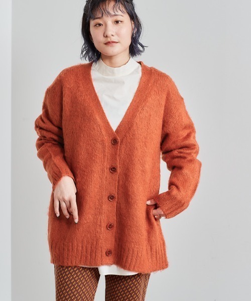 cepo（セポ）の「カラフルカーデ（カーディガン/ボレロ・レディース・ブラウン/レッド/ライム/ブルー/グリーン/モカ・M）」の20枚目の写真