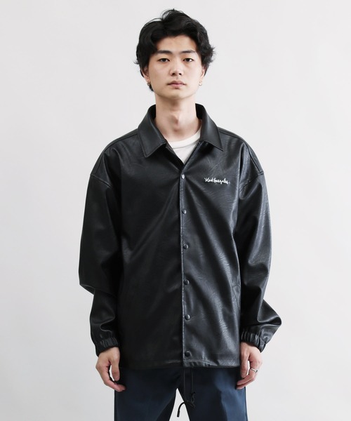 Mark Gonzales(マーク・ゴンザレス)の「Mark Gonzales / マークゴンザレス 別注 コラボ コーチジャケット(ブルゾン・メンズ・ブラック系その他/ブラック系その他2・MEDIUM/LARGE)」の14枚目の写真