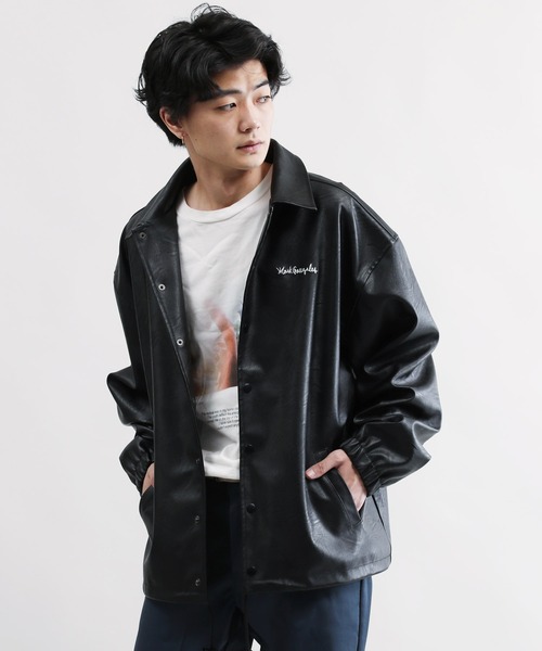 Mark Gonzales(マーク・ゴンザレス)の「Mark Gonzales / マークゴンザレス 別注 コラボ コーチジャケット(ブルゾン・メンズ・ブラック系その他/ブラック系その他2・MEDIUM/LARGE)」の18枚目の写真