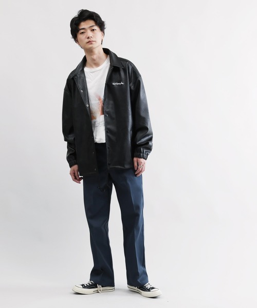 Mark Gonzales(マーク・ゴンザレス)の「Mark Gonzales / マークゴンザレス 別注 コラボ コーチジャケット(ブルゾン・メンズ・ブラック系その他/ブラック系その他2・MEDIUM/LARGE)」の6枚目の写真