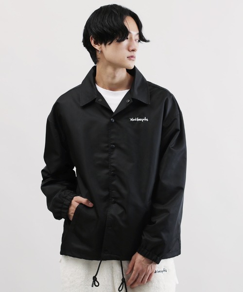 Mark Gonzales(マーク・ゴンザレス)の「Mark Gonzales / マークゴンザレス 別注 コラボ コーチジャケット(ブルゾン・メンズ・ブラック系その他/ブラック系その他2・MEDIUM/LARGE)」の12枚目の写真