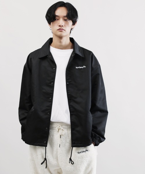 Mark Gonzales(マーク・ゴンザレス)の「Mark Gonzales / マークゴンザレス 別注 コラボ コーチジャケット(ブルゾン・メンズ・ブラック系その他/ブラック系その他2・MEDIUM/LARGE)」の5枚目の写真