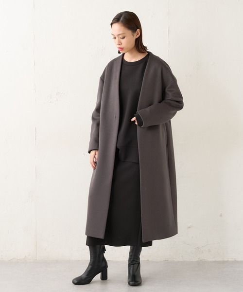 Lui's（ルイス）の「サイドベンツスリットストレートスカート（スカート・レディース・カーキ/ライトグレー/ブラック・FREE）」の11枚目の写真