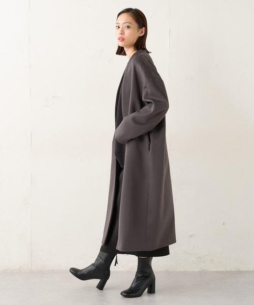 Lui's（ルイス）の「サイドベンツスリットストレートスカート（スカート・レディース・カーキ/ライトグレー/ブラック・FREE）」の15枚目の写真