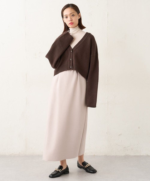 Lui's（ルイス）の「サイドベンツスリットストレートスカート（スカート・レディース・カーキ/ライトグレー/ブラック・FREE）」の9枚目の写真