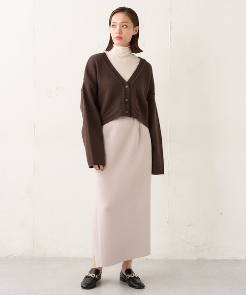 Lui's（ルイス）の「サイドベンツスリットストレートスカート（スカート・レディース・カーキ/ライトグレー/ブラック・FREE）」の17枚目の写真