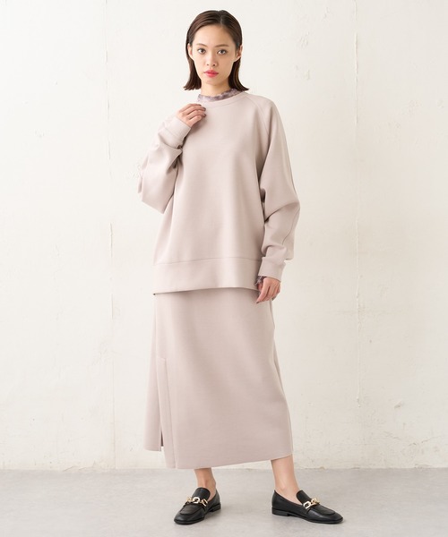 Lui's（ルイス）の「サイドベンツスリットストレートスカート（スカート・レディース・カーキ/ライトグレー/ブラック・FREE）」の18枚目の写真