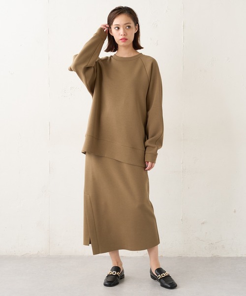 Lui's（ルイス）の「サイドベンツスリットストレートスカート（スカート・レディース・カーキ/ライトグレー/ブラック・FREE）」の20枚目の写真