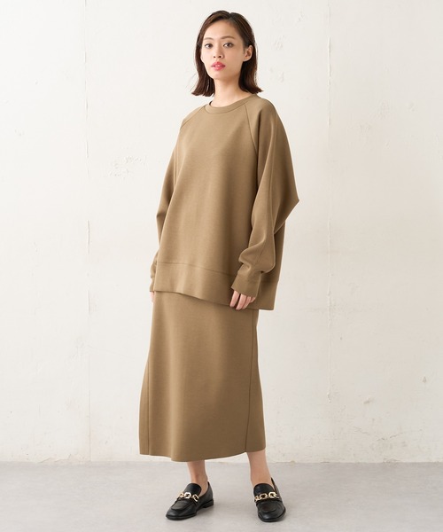 Lui's（ルイス）の「サイドベンツスリットストレートスカート（スカート・レディース・カーキ/ライトグレー/ブラック・FREE）」の6枚目の写真