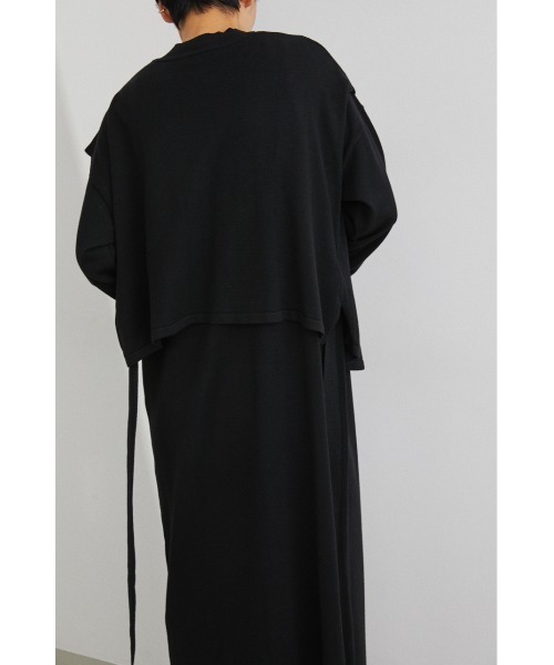 STYLEMIXER(スタイルミキサー)の「2ピースベストレイヤードニットワンピース(ワンピース・レディース・グレー/ベージュ/ブラック・MEDIUM/SMALL)」の9枚目の写真