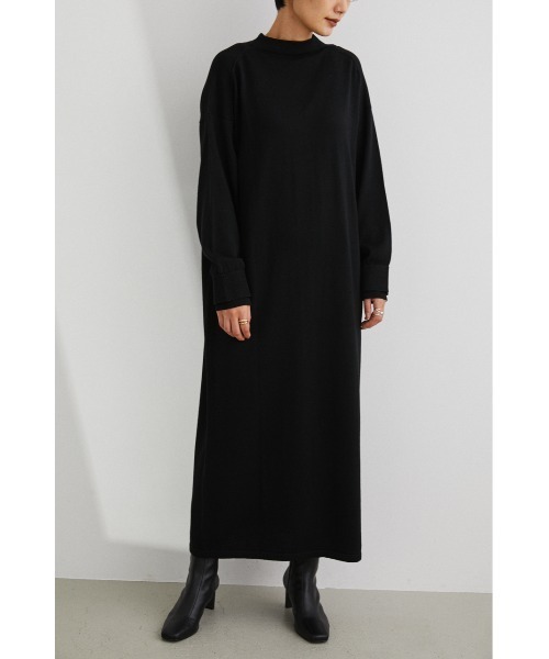 STYLEMIXER(スタイルミキサー)の「2ピースベストレイヤードニットワンピース(ワンピース・レディース・グレー/ベージュ/ブラック・MEDIUM/SMALL)」の10枚目の写真