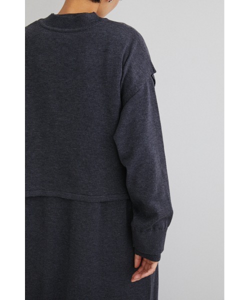STYLEMIXER(スタイルミキサー)の「2ピースベストレイヤードニットワンピース(ワンピース・レディース・グレー/ベージュ/ブラック・MEDIUM/SMALL)」の18枚目の写真