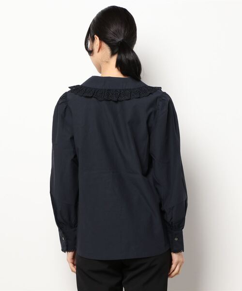 yuw(ユウ)の「LACE FRILL BLOUSE 237025(シャツ/ブラウス・レディース・ホワイト/ブラック・FREE)」の12枚目の写真
