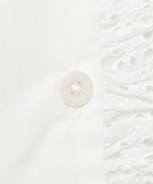 yuw(ユウ)の「LACE FRILL BLOUSE 237025(シャツ/ブラウス・レディース・ホワイト/ブラック・FREE)」の18枚目の写真