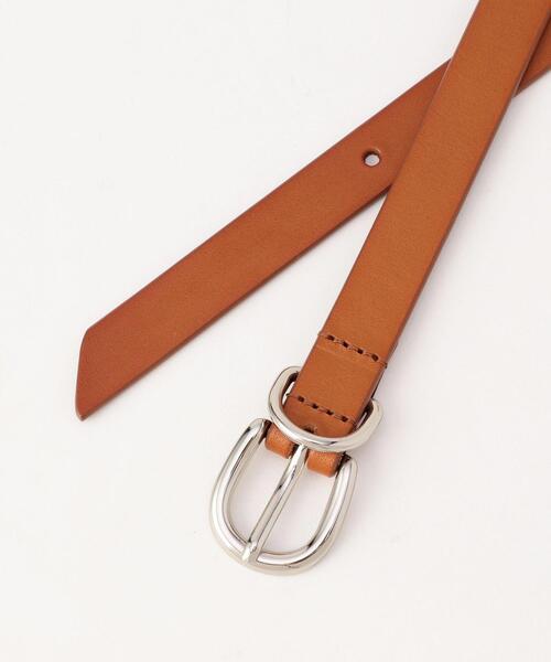 coen（コーエン）の「レザーナローベルト（ベルト・メンズ・ブラック/ダークブラウン/ブラウン・FREE）」の8枚目の写真