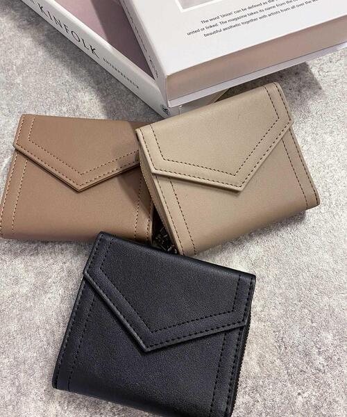 INGNI（イング）の「レターウォレット（財布・レディース・モカ/ブラック/グレー系その他・ONE SIZE）」の3枚目の写真