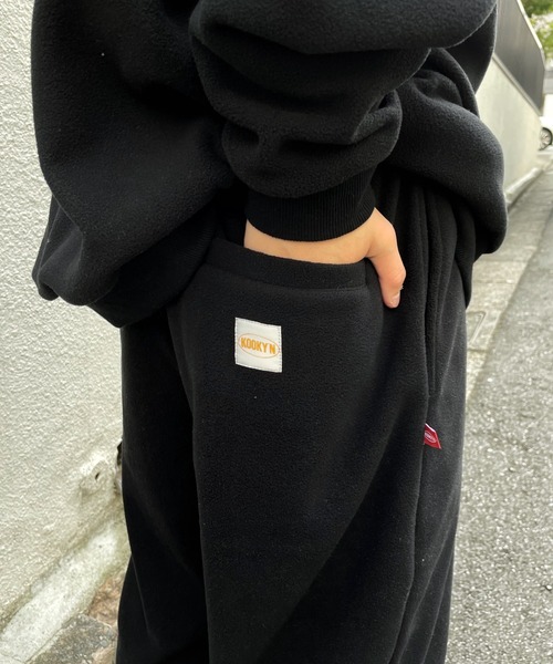 WHO'S WHO gallery（フーズフーギャラリー）の「【KOOKY'N/クーキー】BRONXフリースパンツ（その他パンツ・メンズ・ブラック/ネイビー/グレー/グリーン/クリーム/マスタード・FREE）」の15枚目の写真