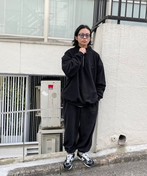 WHO'S WHO gallery（フーズフーギャラリー）の「【KOOKY'N/クーキー】BRONXフリースパンツ（その他パンツ・メンズ・ブラック/ネイビー/グレー/グリーン/クリーム/マスタード・FREE）」の16枚目の写真