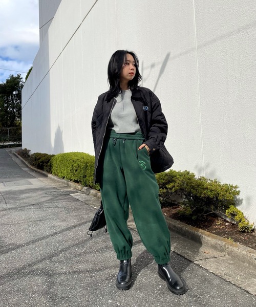 WHO'S WHO gallery（フーズフーギャラリー）の「【KOOKY'N/クーキー】BRONXフリースパンツ（その他パンツ・メンズ・ブラック/ネイビー/グレー/グリーン/クリーム/マスタード・FREE）」の9枚目の写真