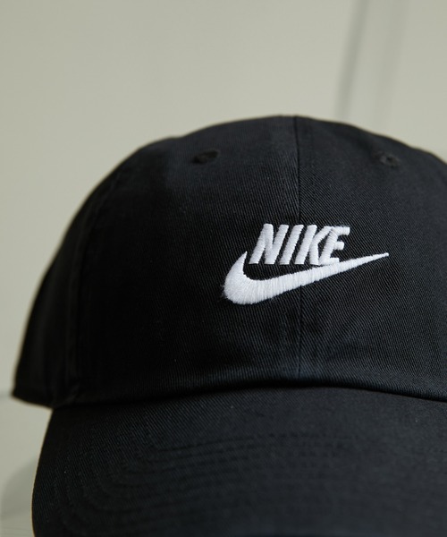 NIKE（ナイキ）の「＜ZOZO限定＞【NIKE】UNISEXウォッシュドキャップ（キャップ・レディース・ブラック・FREE）」の4枚目の写真