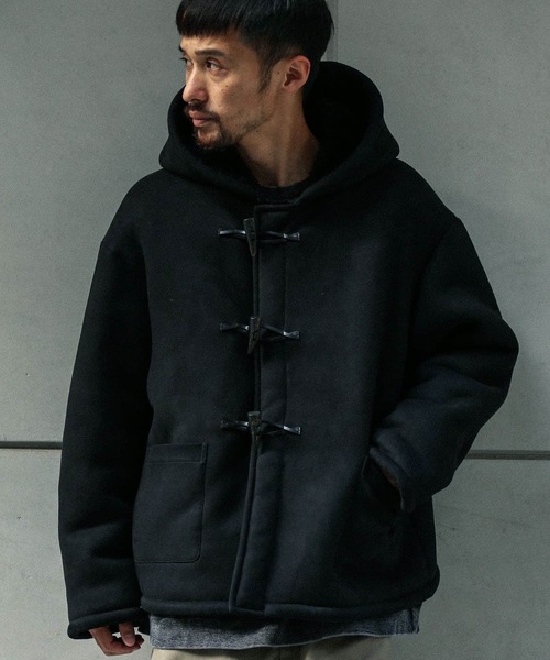 CHEVRE（シェーブル）の「『別注』CHEVRE×Sonny Label　MilitaryBranketダッフル（ダッフルコート・メンズ・ブラック/ブラウン・40/42）」の12枚目の写真