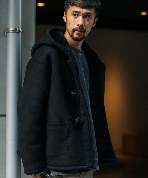 CHEVRE（シェーブル）の「『別注』CHEVRE×Sonny Label　MilitaryBranketダッフル（ダッフルコート・メンズ・ブラック/ブラウン・40/42）」の16枚目の写真