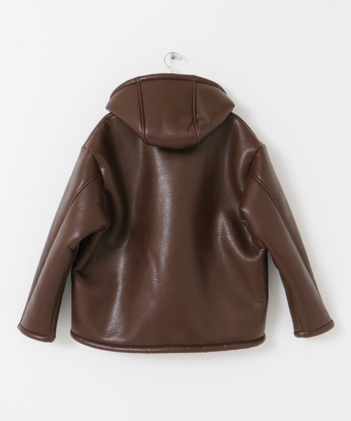 CHEVRE（シェーブル）の「『別注』CHEVRE×Sonny Label　MilitaryBranketダッフル（ダッフルコート・メンズ・ブラック/ブラウン・40/42）」の9枚目の写真