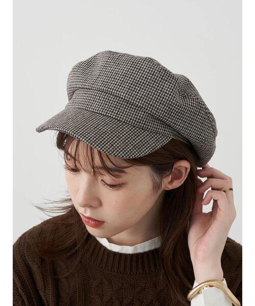earth music&ecology（アースミュージックアンドエコロジー）の「チェックマリンキャップ＊（キャップ・レディース・その他12/ブラウン系その他4・FREE）」の21枚目の写真