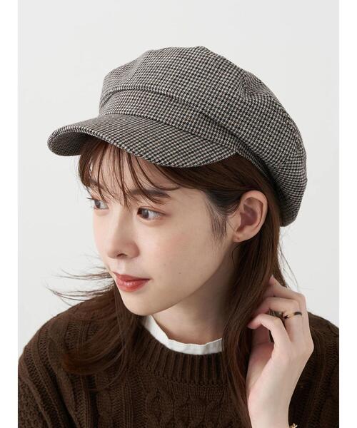 earth music&ecology（アースミュージックアンドエコロジー）の「チェックマリンキャップ＊（キャップ・レディース・その他12/ブラウン系その他4・FREE）」の20枚目の写真