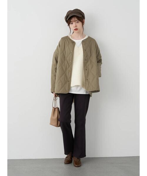 earth music&ecology（アースミュージックアンドエコロジー）の「チェックマリンキャップ＊（キャップ・レディース・その他12/ブラウン系その他4・FREE）」の17枚目の写真