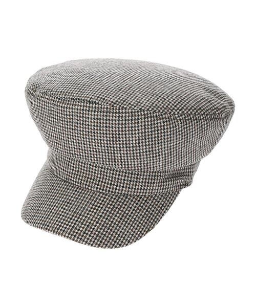 earth music&ecology（アースミュージックアンドエコロジー）の「チェックマリンキャップ＊（キャップ・レディース・その他12/ブラウン系その他4・FREE）」の4枚目の写真