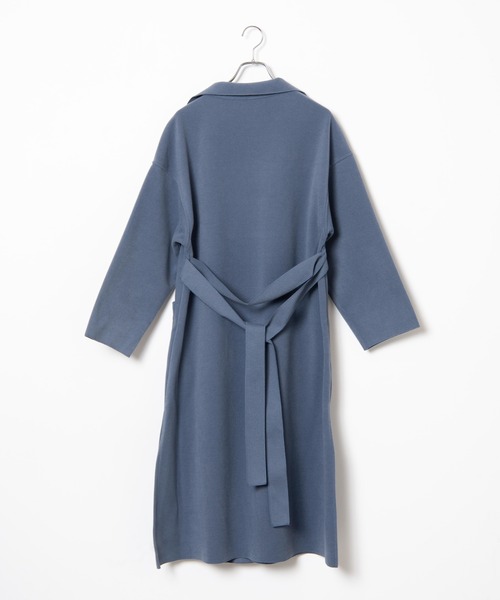 WEGO（ウィゴー）の「WEGO/【ZOZOTOWN＆一部店限定】テーラードフェイクウールコート（ステンカラーコート・レディース・アイボリー/ベージュ/ブルー・FREE）」の7枚目の写真