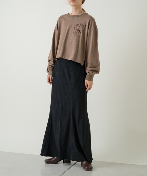 Kastane（カスタネ）の「丸ヒールミドルブーツ（ブーツ・レディース・ブラック/ブラウン・38/39/37）」の3枚目の写真