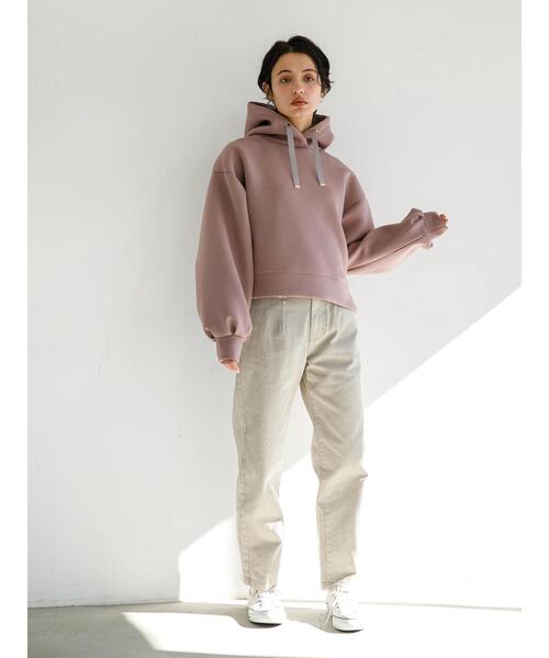 koe(コエ)の「ライトダンボール袖ボリュームパーカー*(パーカー・レディース・ブラック/ピンク/ブルー/グリーン/ライトベージュ/ピンク系その他2・FREE)」の17枚目の写真