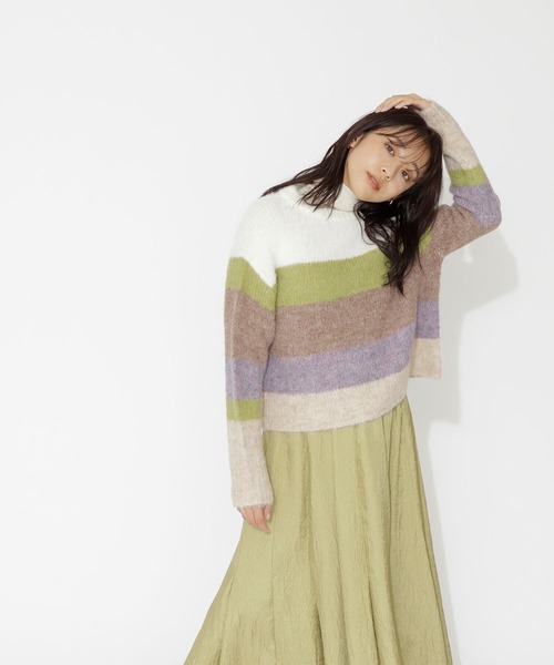 マルチボーダーニット