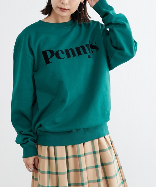 BONbazaar（ボンバザール）の「フロッキープリントスウェット（スウェット・レディース・ライトグレー/ダークグリーン/ピンク・FREE）」の20枚目の写真