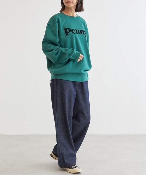 BONbazaar（ボンバザール）の「フロッキープリントスウェット（スウェット・レディース・ライトグレー/ダークグリーン/ピンク・FREE）」の19枚目の写真