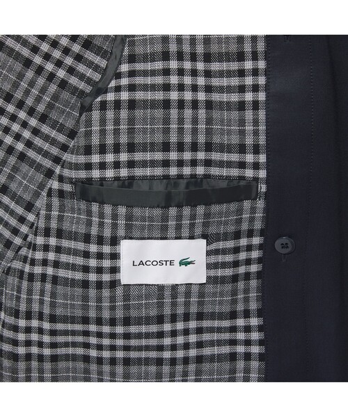 LACOSTE（ラコステ）の「着脱ライニング付き撥水チェスターコート（チェスターコート・メンズ・ブラック/ベージュ・52/48/50/46）」の11枚目の写真