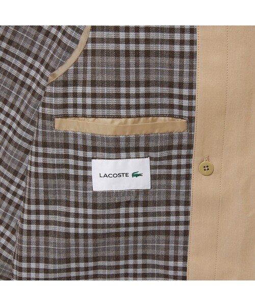 LACOSTE（ラコステ）の「着脱ライニング付き撥水チェスターコート（チェスターコート・メンズ・ブラック/ベージュ・52/48/50/46）」の21枚目の写真