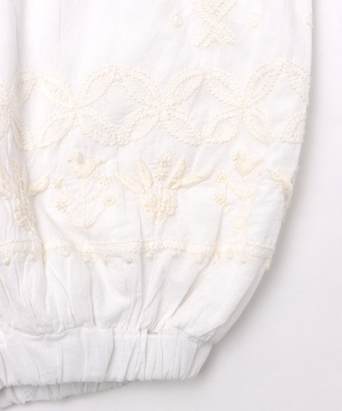 チチカカ（チチカカ）の「エコフレンドリーコットン ラクノウハンド刺繍2WAYワンピース（ワンピース・レディース・ホワイト/レッド/ベージュ・FREE）」の17枚目の写真