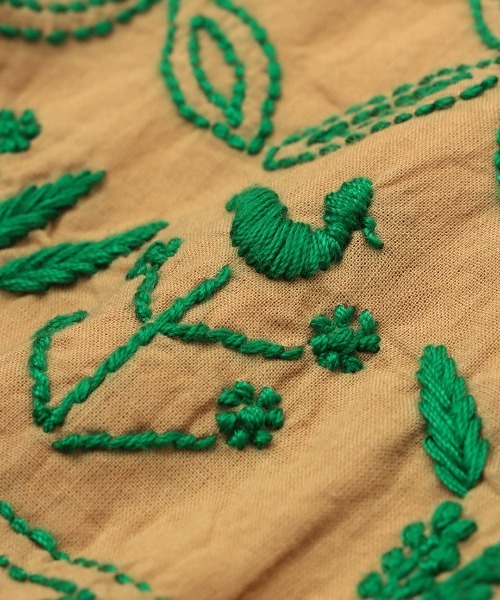 チチカカ（チチカカ）の「エコフレンドリーコットン ラクノウハンド刺繍2WAYワンピース（ワンピース・レディース・ホワイト/レッド/ベージュ・FREE）」の20枚目の写真