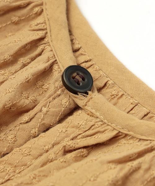 チチカカ（チチカカ）の「エコフレンドリーコットン ラクノウハンド刺繍2WAYワンピース（ワンピース・レディース・ホワイト/レッド/ベージュ・FREE）」の21枚目の写真