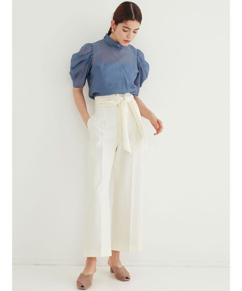 LAGUNAMOON（ラグナムーン）の「フェイクスエードクロスミュール（サンダル・レディース・ブラック/ベージュ・SMALL/MEDIUM）」の4枚目の写真