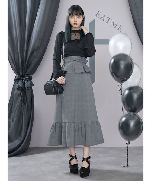 EATME（イートミー）の「ロゴリボン付きショルダーバッグ（ショルダーバッグ・レディース・ブラック/ベージュ・FREE）」の8枚目の写真