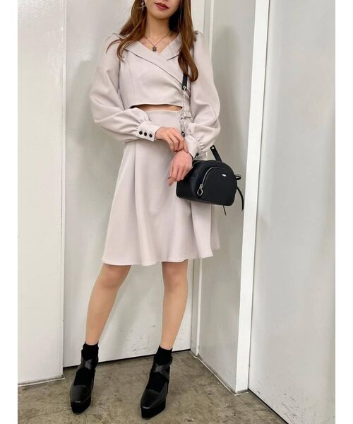 EATME（イートミー）の「ロゴリボン付きショルダーバッグ（ショルダーバッグ・レディース・ブラック/ベージュ・FREE）」の5枚目の写真