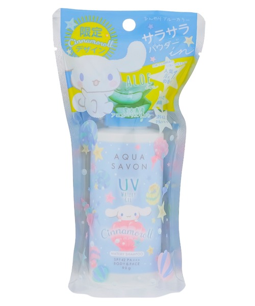 AQUA SAVON(アクアシャボン)の「AQUA SAVON ウォータリーシャンプーの香り アクアシャボン 90g UVジェル シナモンロール(日焼け止め/UVケア・レディース・その他・FREE)」の6枚目の写真